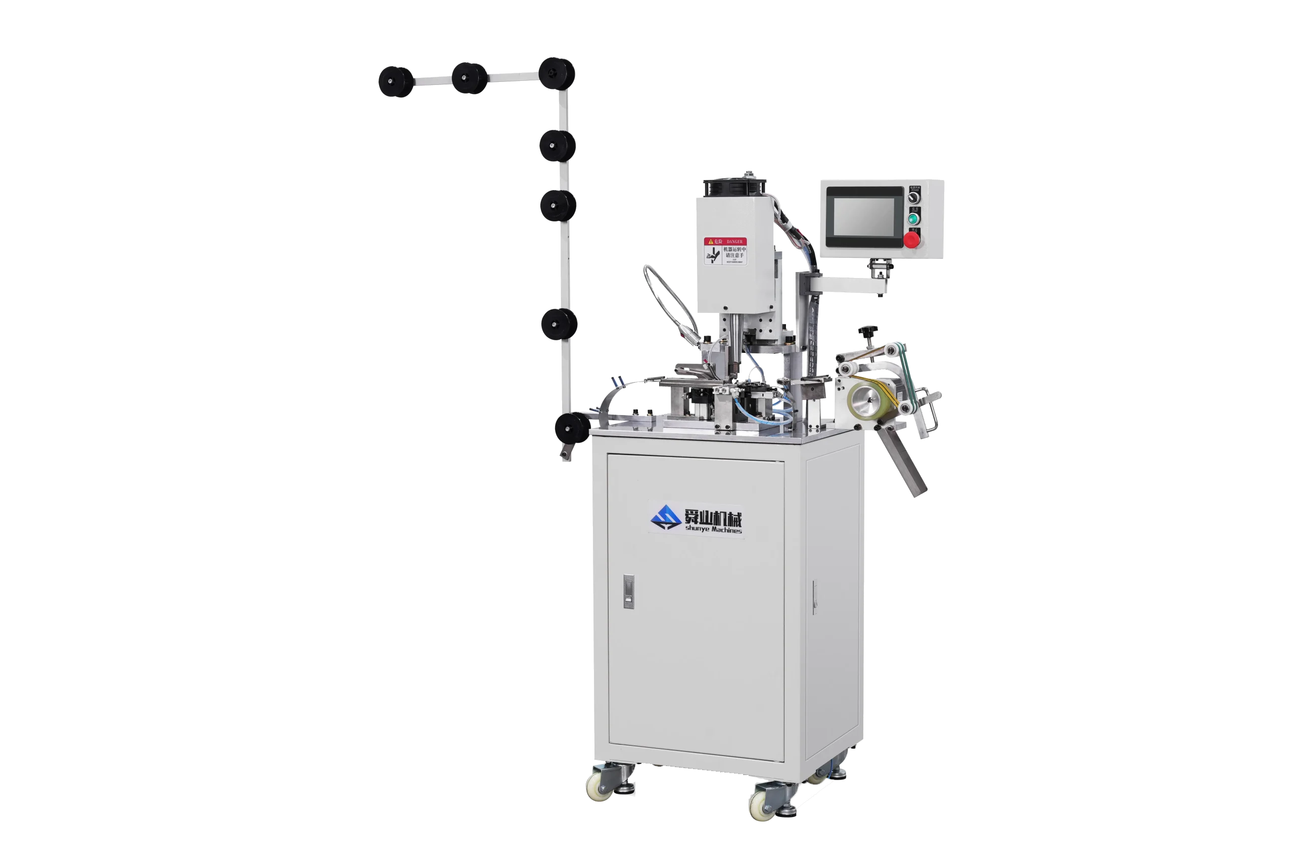SYM-104IA Fully Automatic Invisible Top Stop Machine