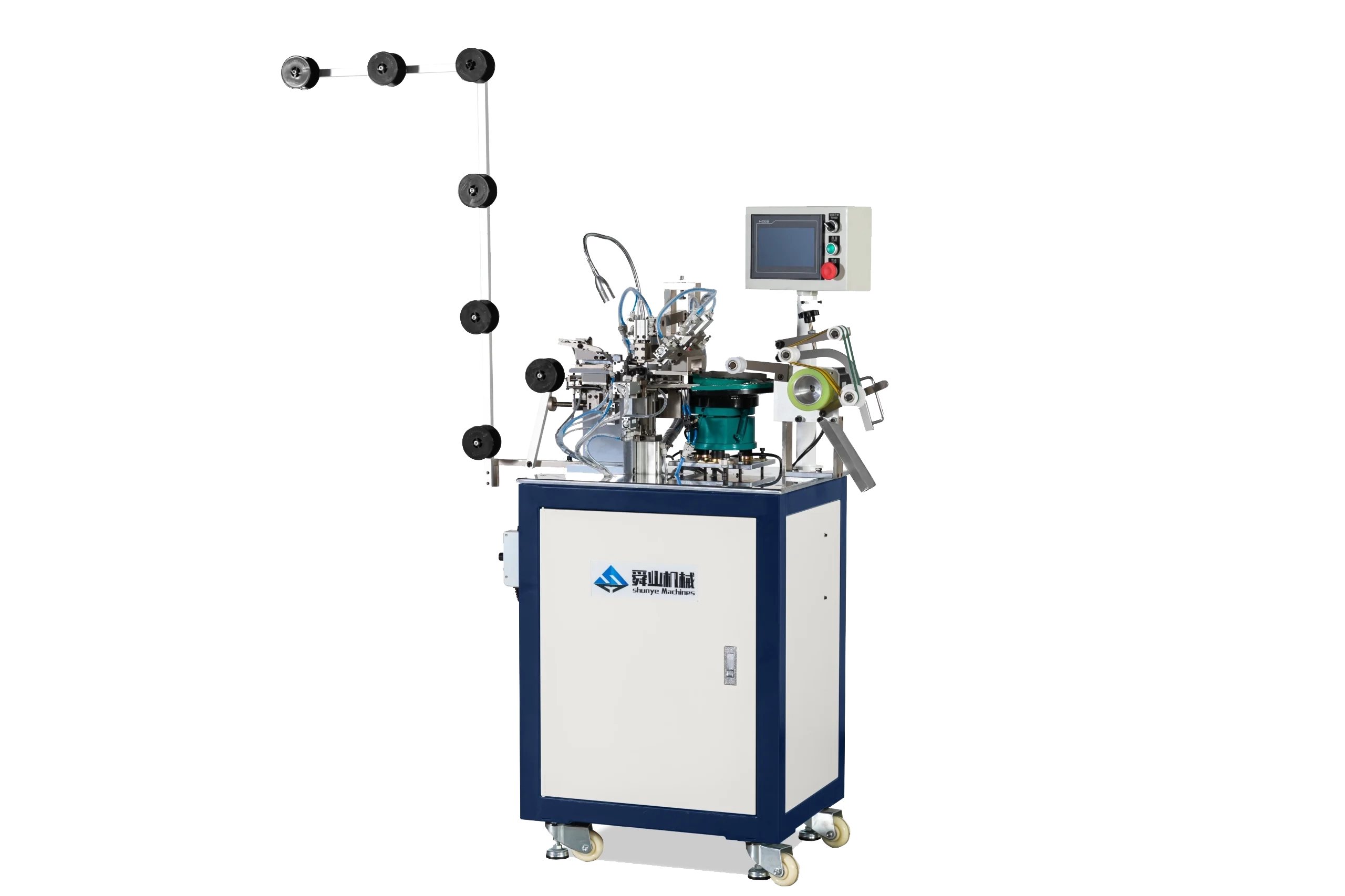 SYM-104MA-O Metal Fully Automatic European-Style Pellet Top Stop Machine