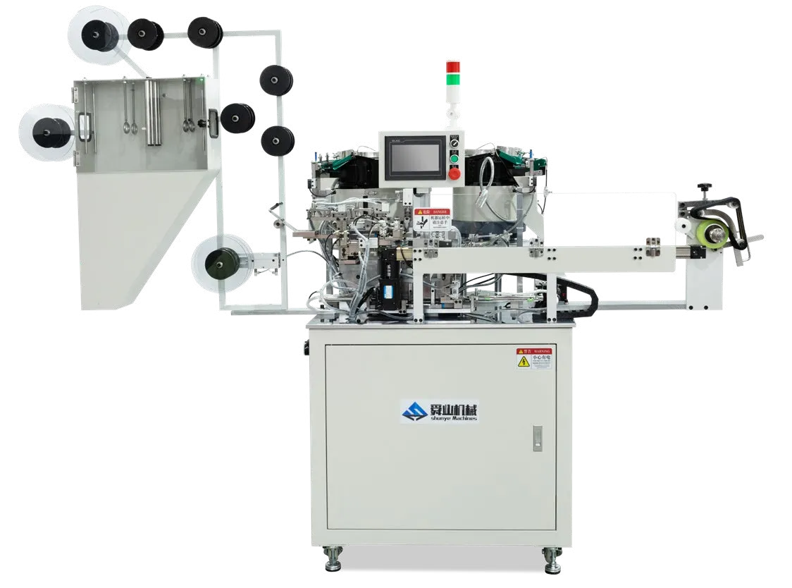 SYM-202A-SK Fully Automatic Dual/Separating Slider Attaching and Chain Zipping Machine